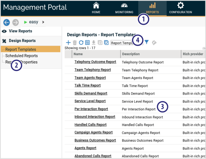 How to configure reports